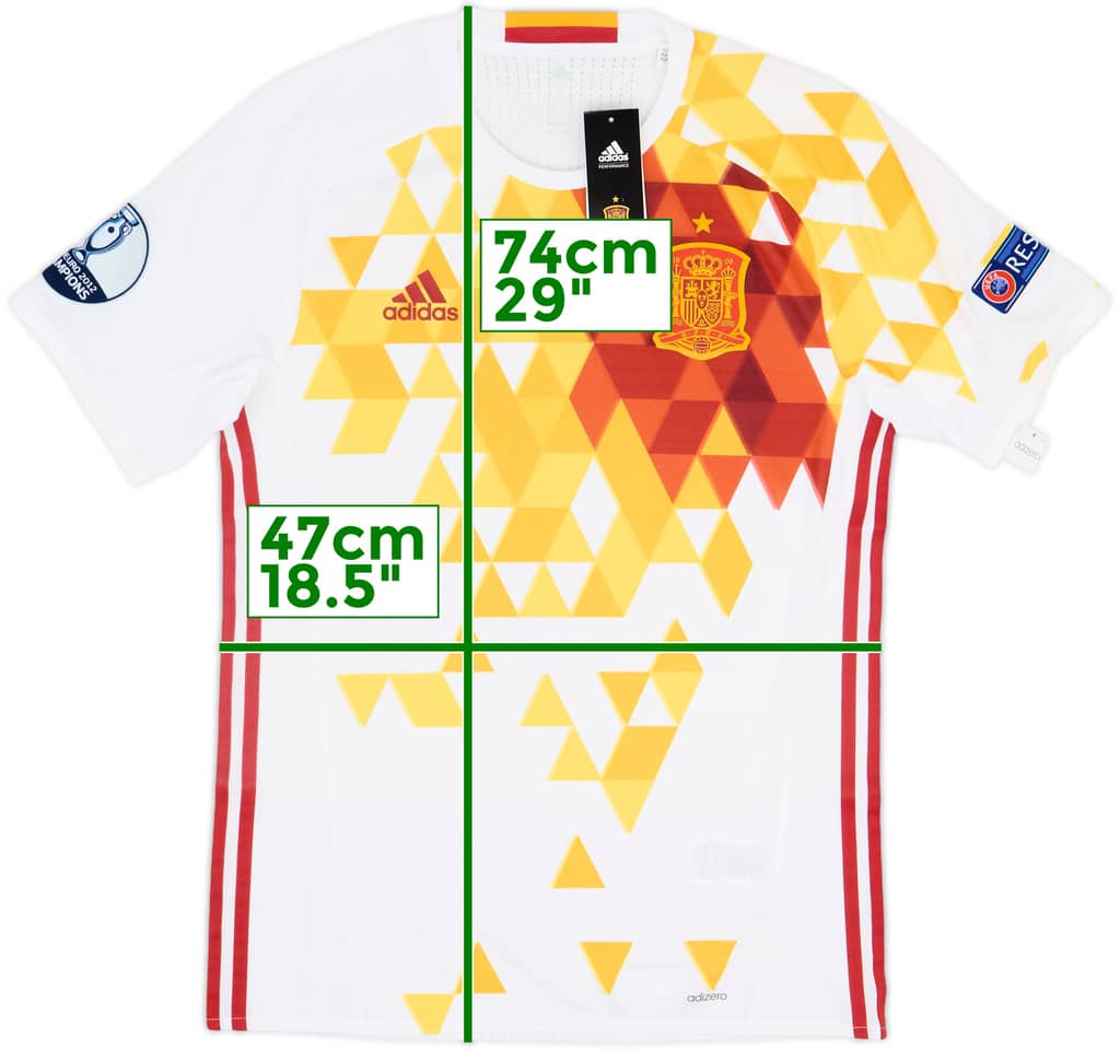 2016-17 Spain Authentic Away Shirt (M)