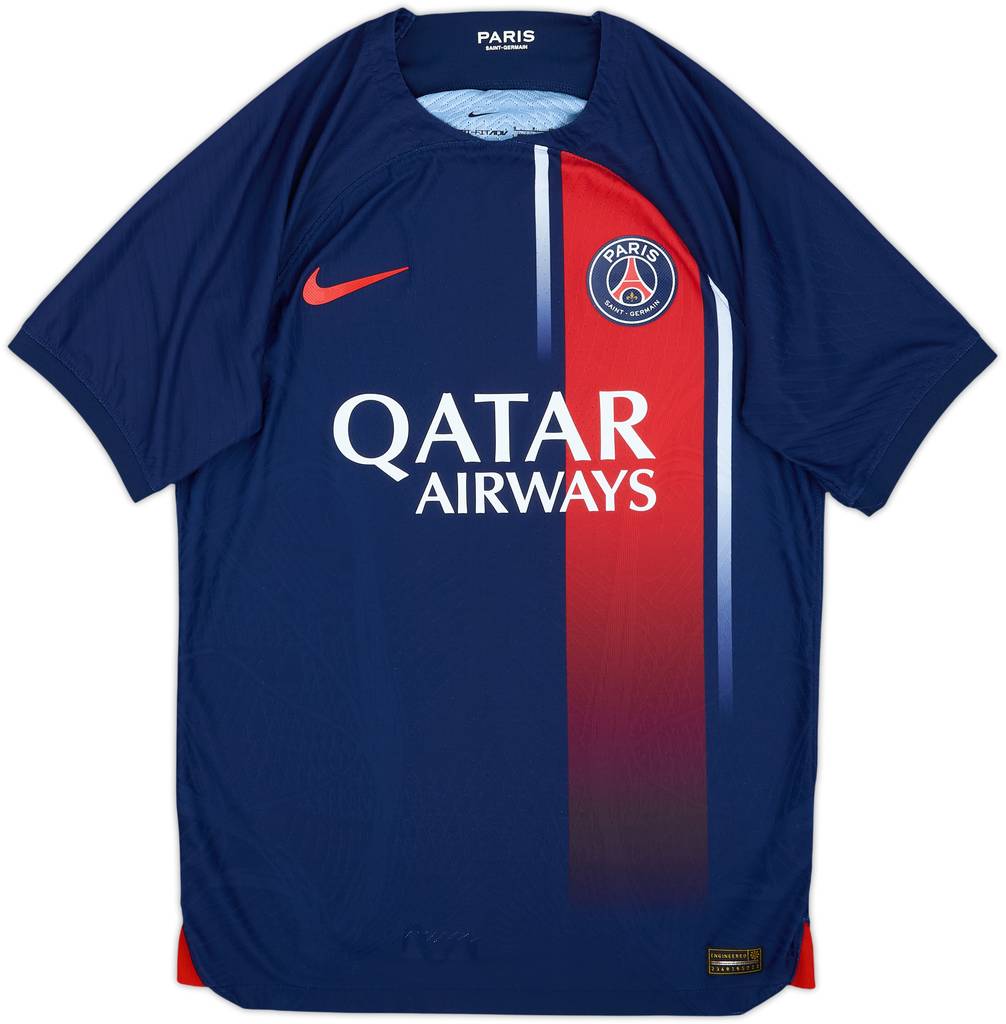 2023-24 Paris Saint-Germain Authentic Home Shirt - 10/10 - (S)