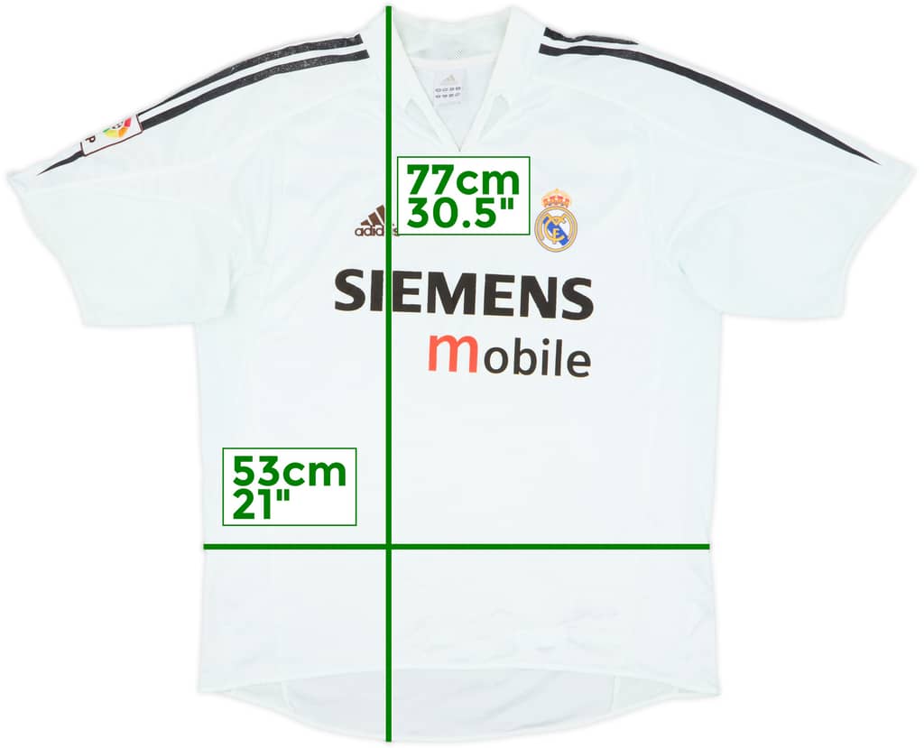 2004-05 Real Madrid Home Shirt - 4/10 - (L)