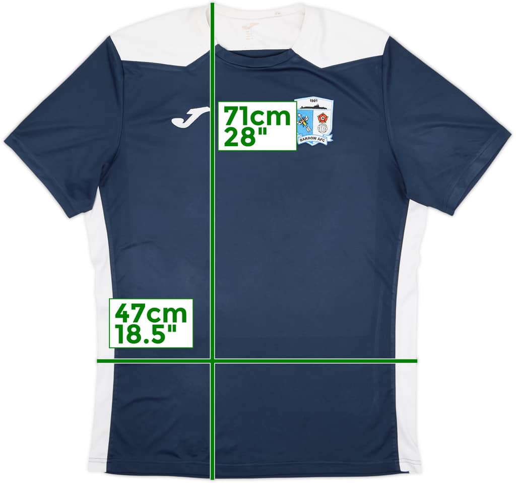 2020-21 Barrow Joma Training Shirt - 8/10 - (L)