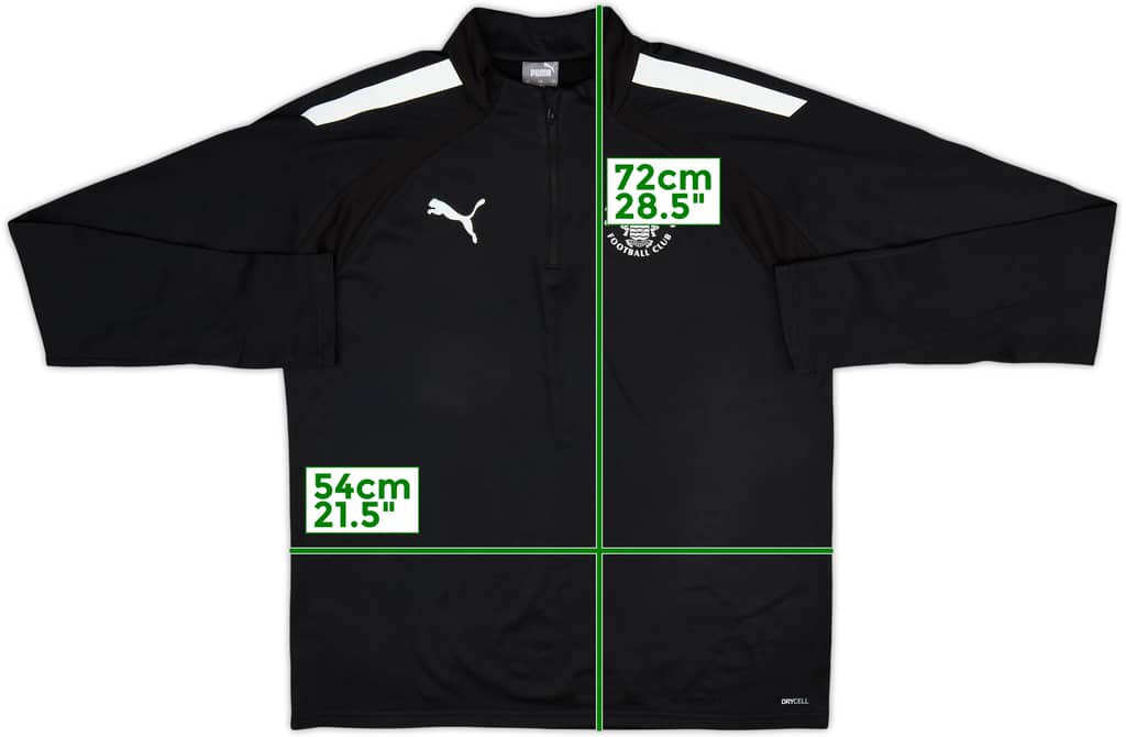 2022-23 Blackpool Puma 1/4 Zip Drill Top - 8/10 - (L)