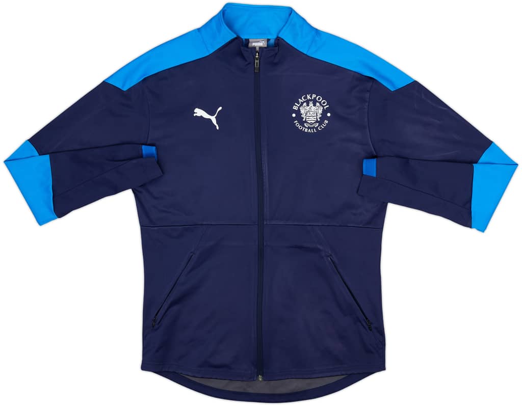 2019-20 Blackpool Puma Track Jacket - 8/10 - (M)