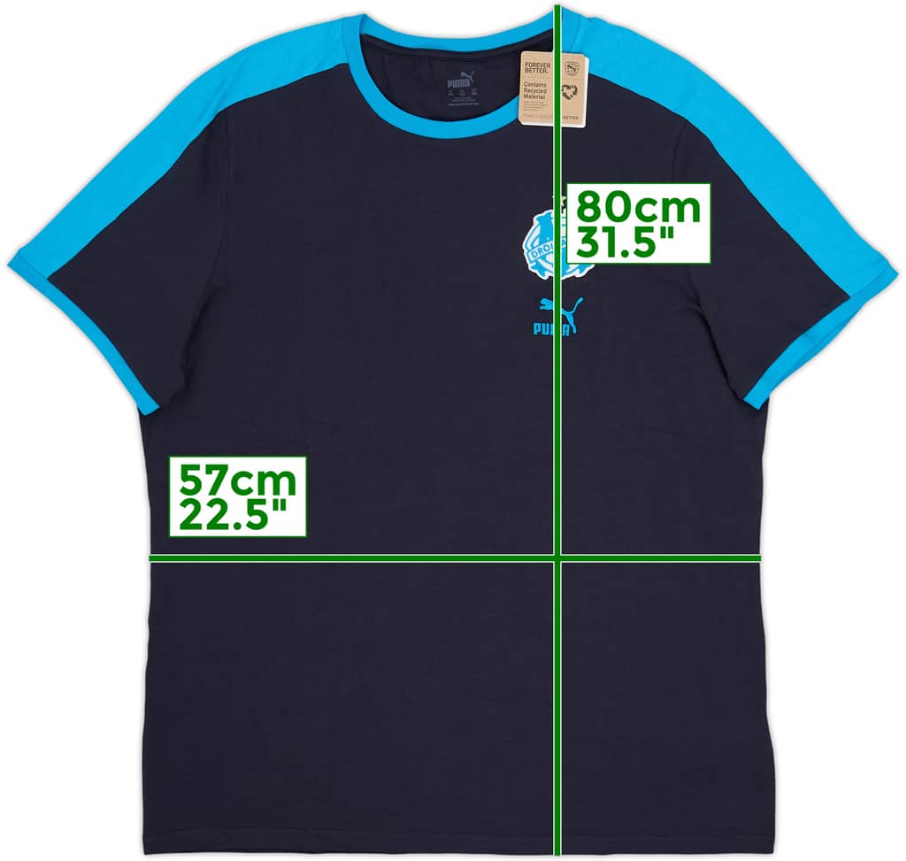 2022-23 Olympique Marseille Puma Heritage Tee (XXL)