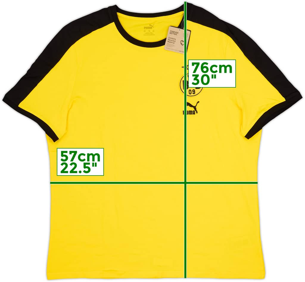 2022-23 Borussia Dortmund Puma Heritage Tee (XXL)