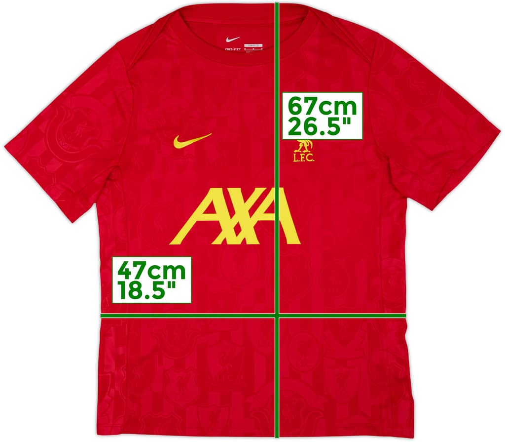 2024-25 Liverpool Nike Training Shirt - 10/10 - (M)