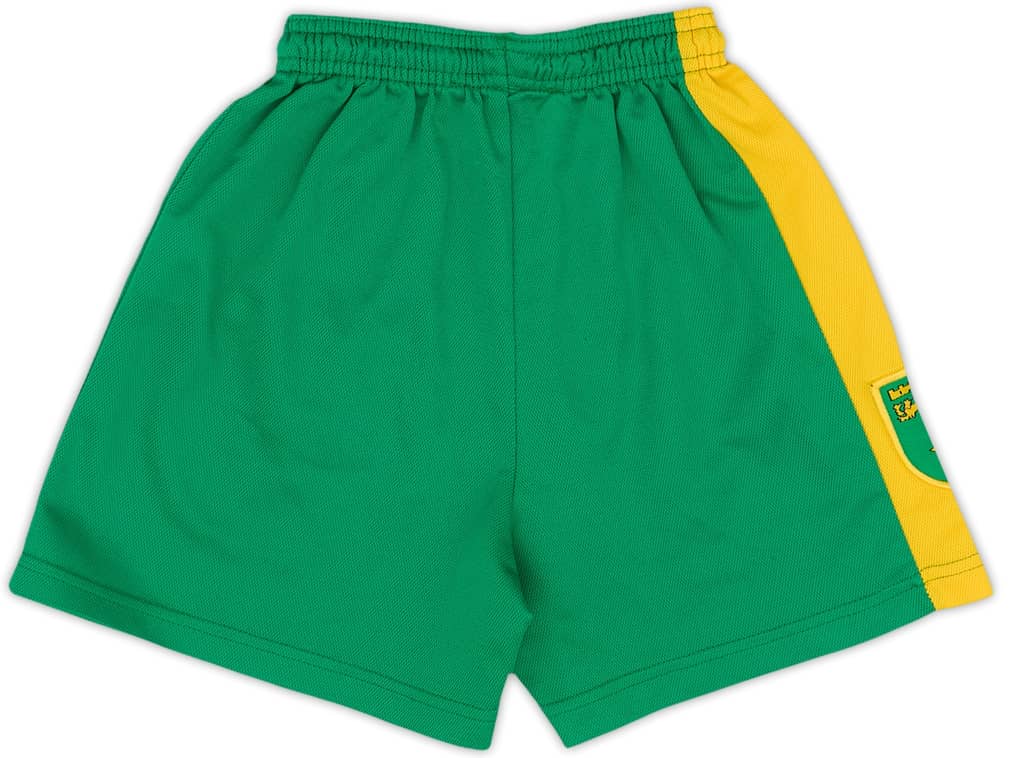 1999-01 Norwich Home Shorts - 9/10 - (L.Boys)