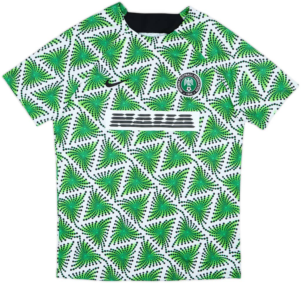2022-24 Nigeria Nike Pre-Match Training Shirt - 9/10 - (M)