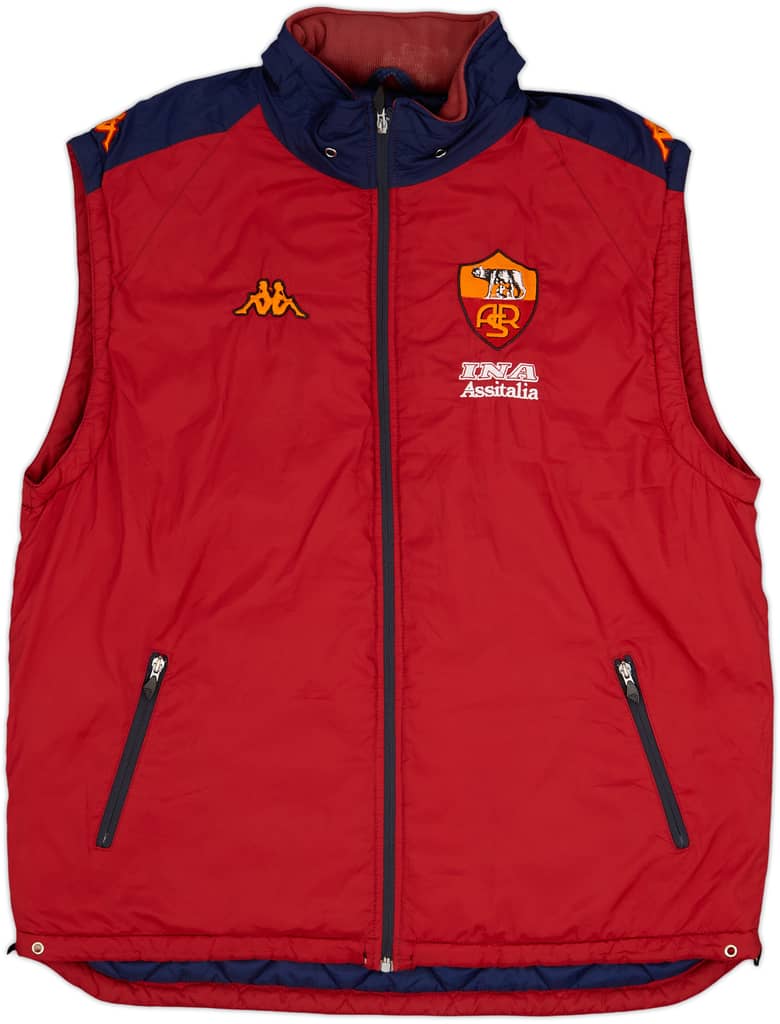 2002-03 Roma Kappa Padded Gilet - 8/10 - (XL)