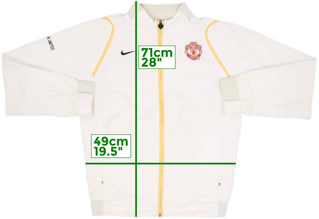 2006-07 Manchester United Nike Track Jacket - 8/10 - (M)