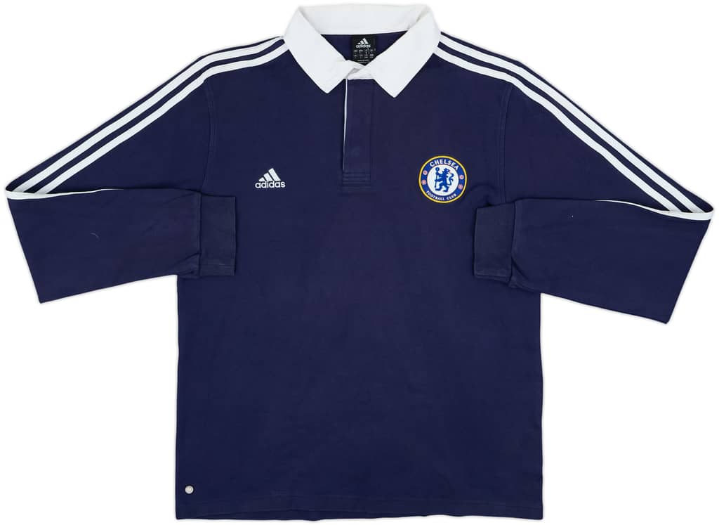 2006-07 Chelsea adidas Polo L/S Shirt - 7/10 - (L)