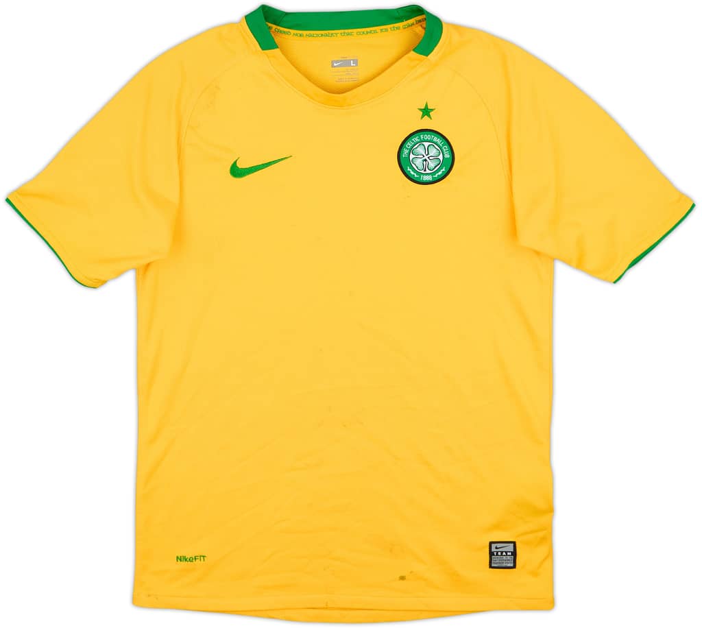 2008-09 Celtic Away Shirt - 5/10 - (L.Boys)