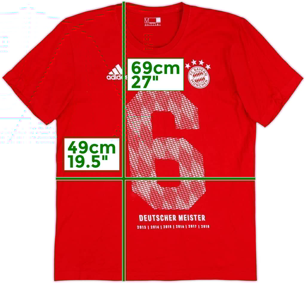 2018-19 Bayern Munich adidas Cotton Tee - 6/10 - (M)