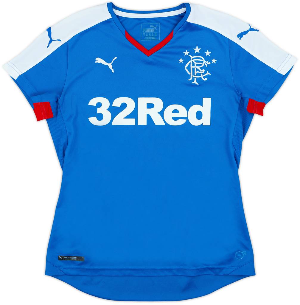 2015-16 Rangers Home Shirt - 7/10 - (Women's S)