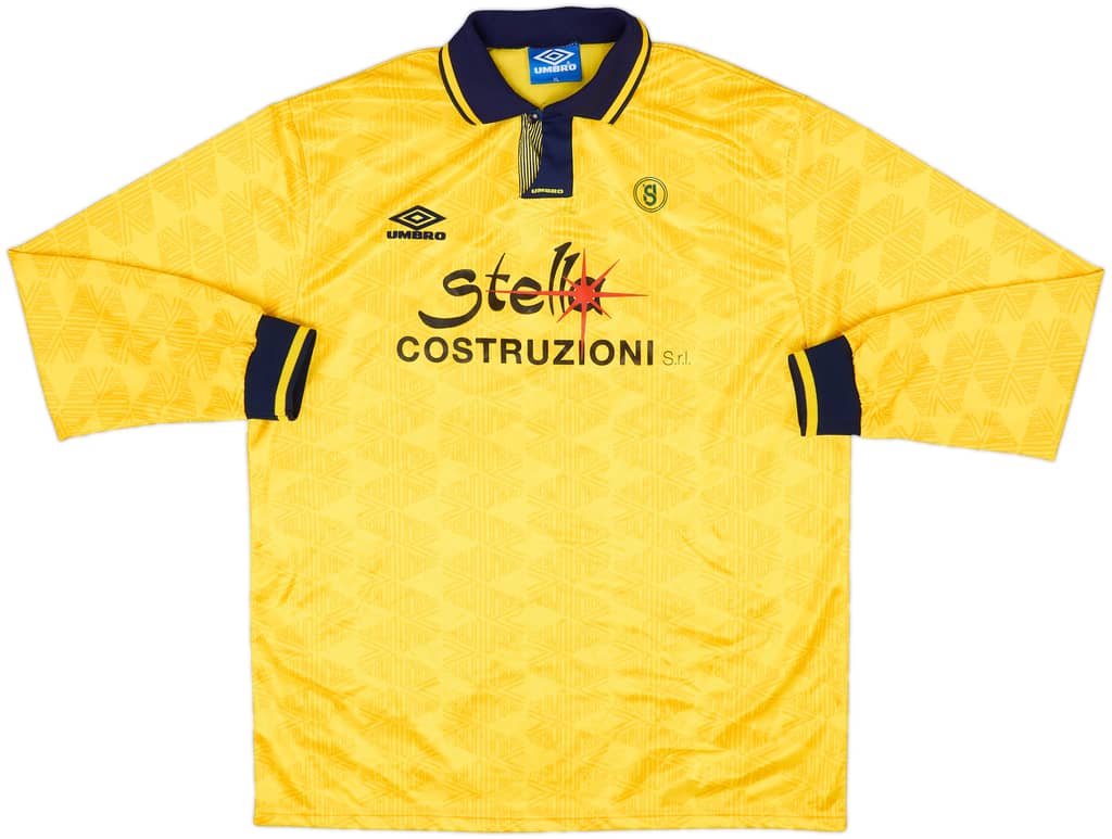 1990s Umbro Template L/S Shirt - 10/10 - (XL)