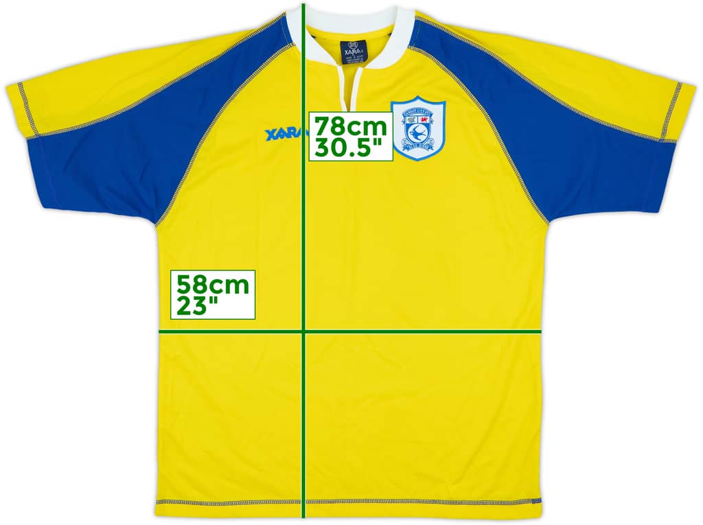 1998-00 Cardiff City Xara Training Shirt - 9/10 - (XL)