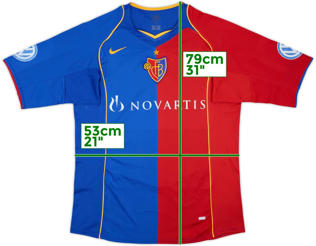 2004-05 FC Basel Home Shirt - 6/10 - (L)