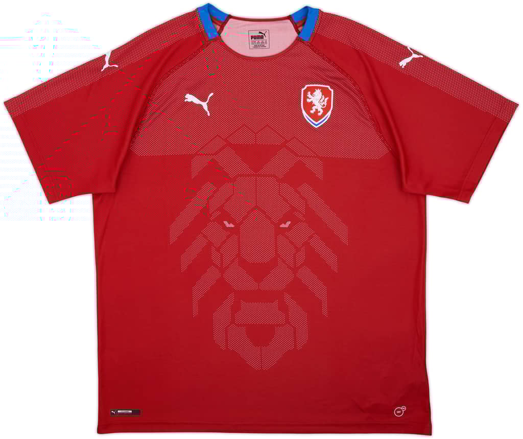 2018 Czech Republic Home Shirt - 10/10 - (XXL)