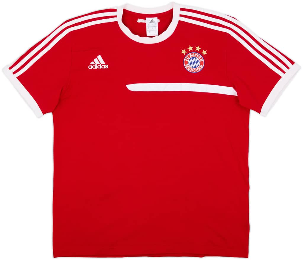 2013-14 Bayern Munich adidas Cotton Tee - 9/10 - (L/XL)