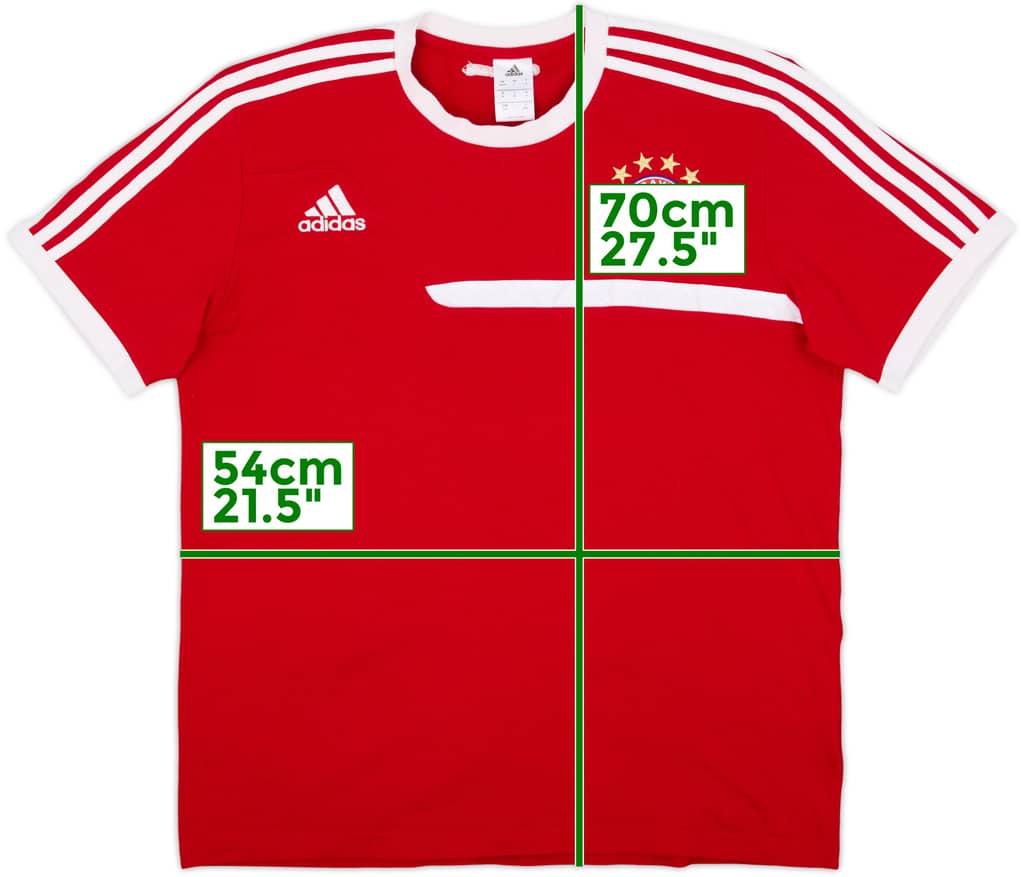 2013-14 Bayern Munich adidas Cotton Tee - 9/10 - (L/XL)