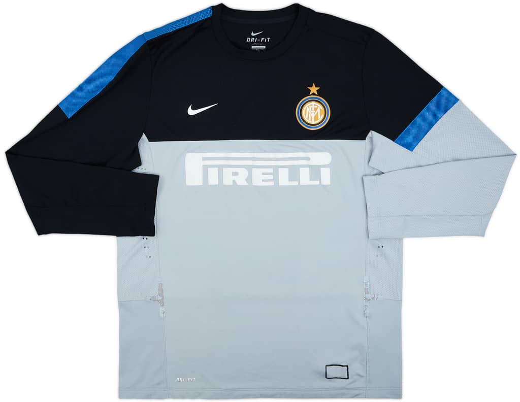 2012-13 Inter Milan Authentic Nike Training L/S Shirt - 5/10 - (XL)