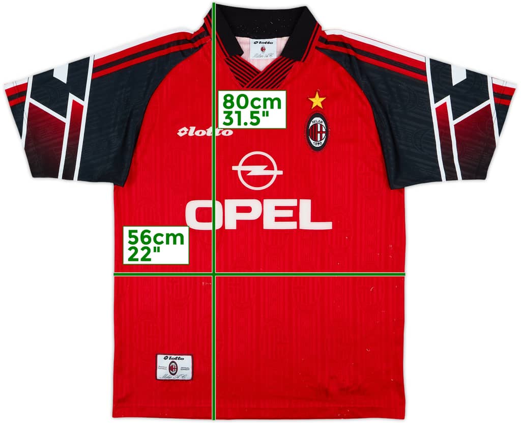1997-98 AC Milan 'Belo Horizonte' Fourth Shirt - 7/10 - (L)