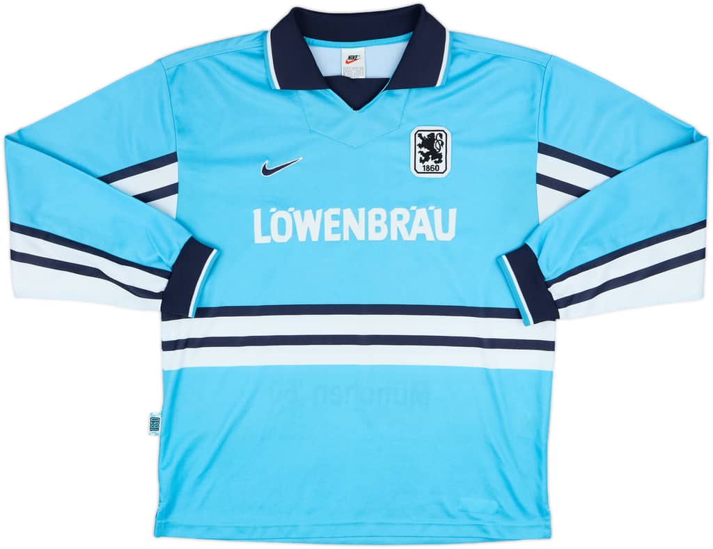 1997-98 1860 Munich Player Issue Home L/S Shirt - 9/10 - (XL)