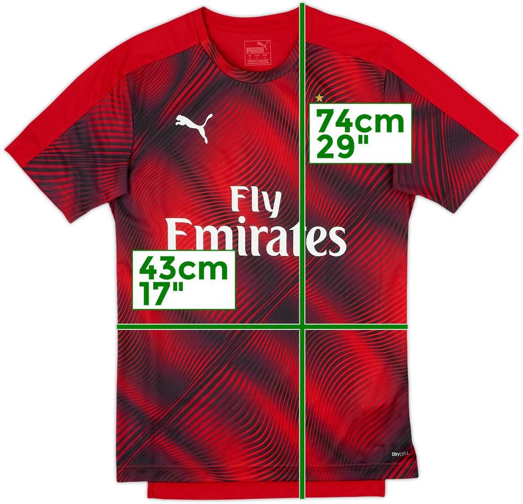 2019-20 AC Milan Puma Training Shirt - 10/10 - (S)