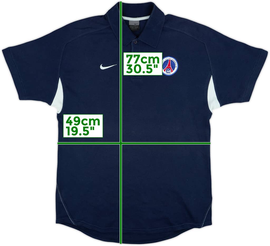 2003-04 Paris Saint-Germain Nike Polo Shirt - 9/10 - (S)