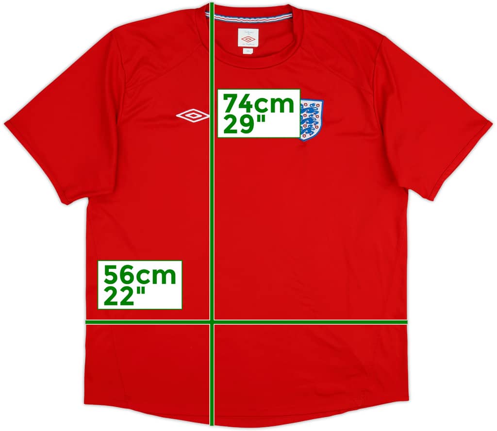 2010-11 Inglaterra Umbro Camiseta de entrenamiento - 8/10 - (XXL)