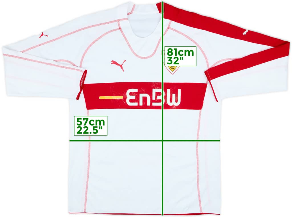 2005-06 Stuttgart Home L/S Shirt - 5/10 - (XXL)