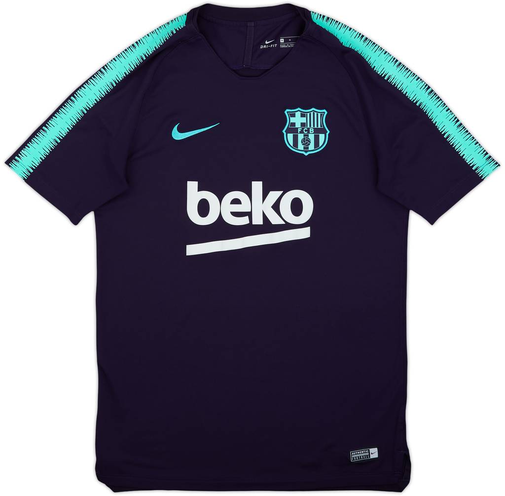 2017-18 Barcelona Nike Training Shirt - 10/10 - (M)