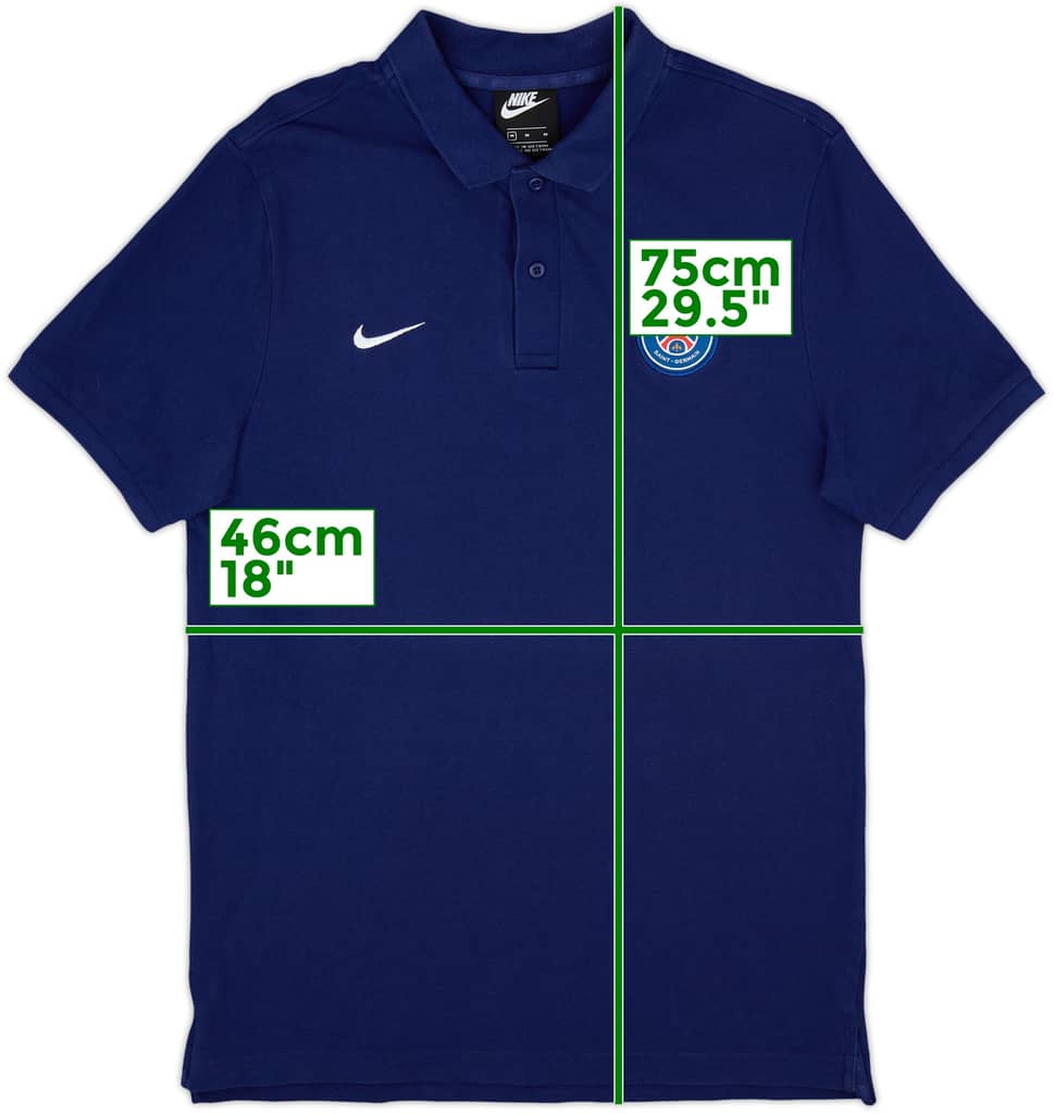 2018-19 Paris Saint-Germain Nike Polo Shirt - 9/10 - (M)