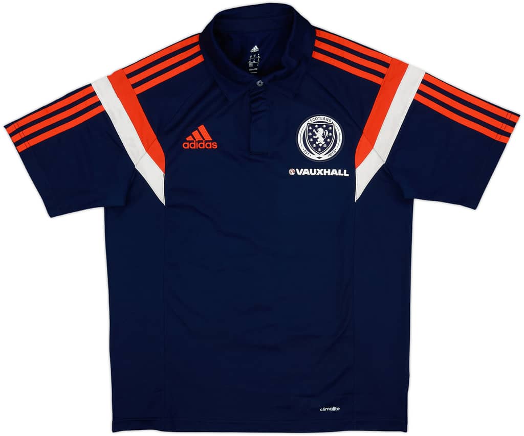 2013-14 Scotland adidas Polo Shirt - 9/10 - (M)