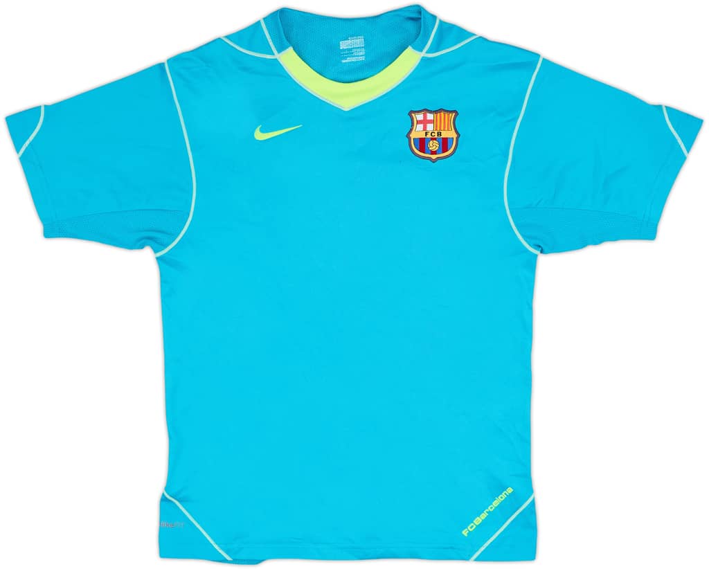 2007-08 Barcelona Nike Training Shirt - 8/10 - (L.Boys)