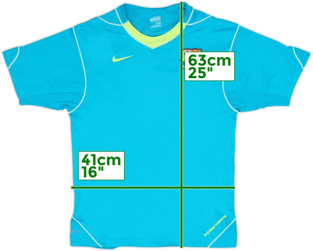 2007-08 Barcelona Nike Training Shirt - 8/10 - (L.Boys)