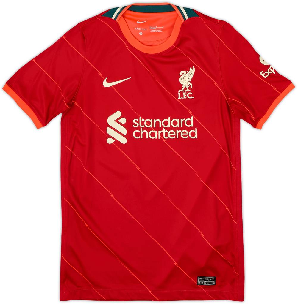 Camiseta de local del Liverpool 2021-22 - 10 de 10 - (Juvenil L)