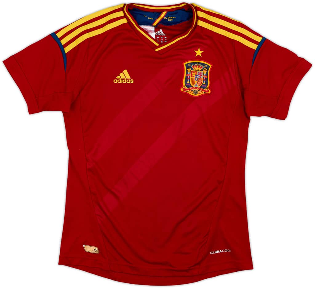 2011-12 Spain Home Shirt - 9/10 - (M.Boys)
