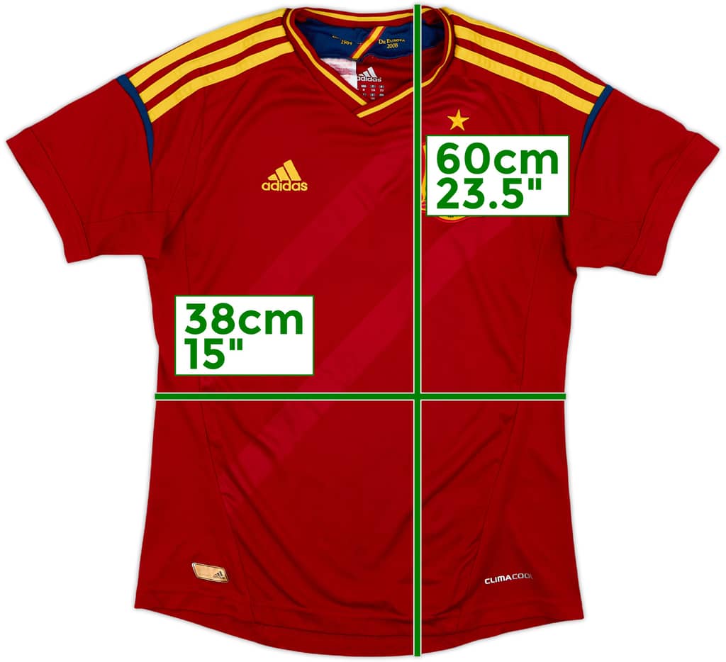 2011-12 Spain Home Shirt - 9/10 - (M.Boys)