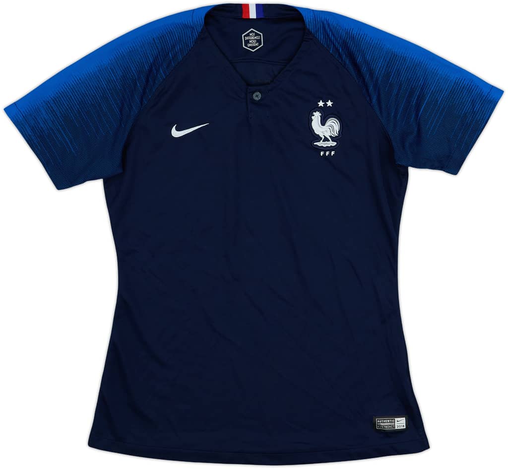 2018 France Home Shirt - 8/10 - (Women's M)