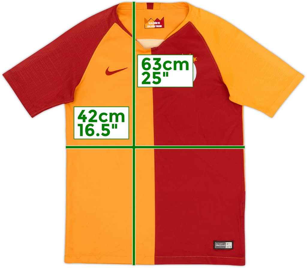 2018-19 Galatasaray Home Shirt - 7/10 - (L.Boys)