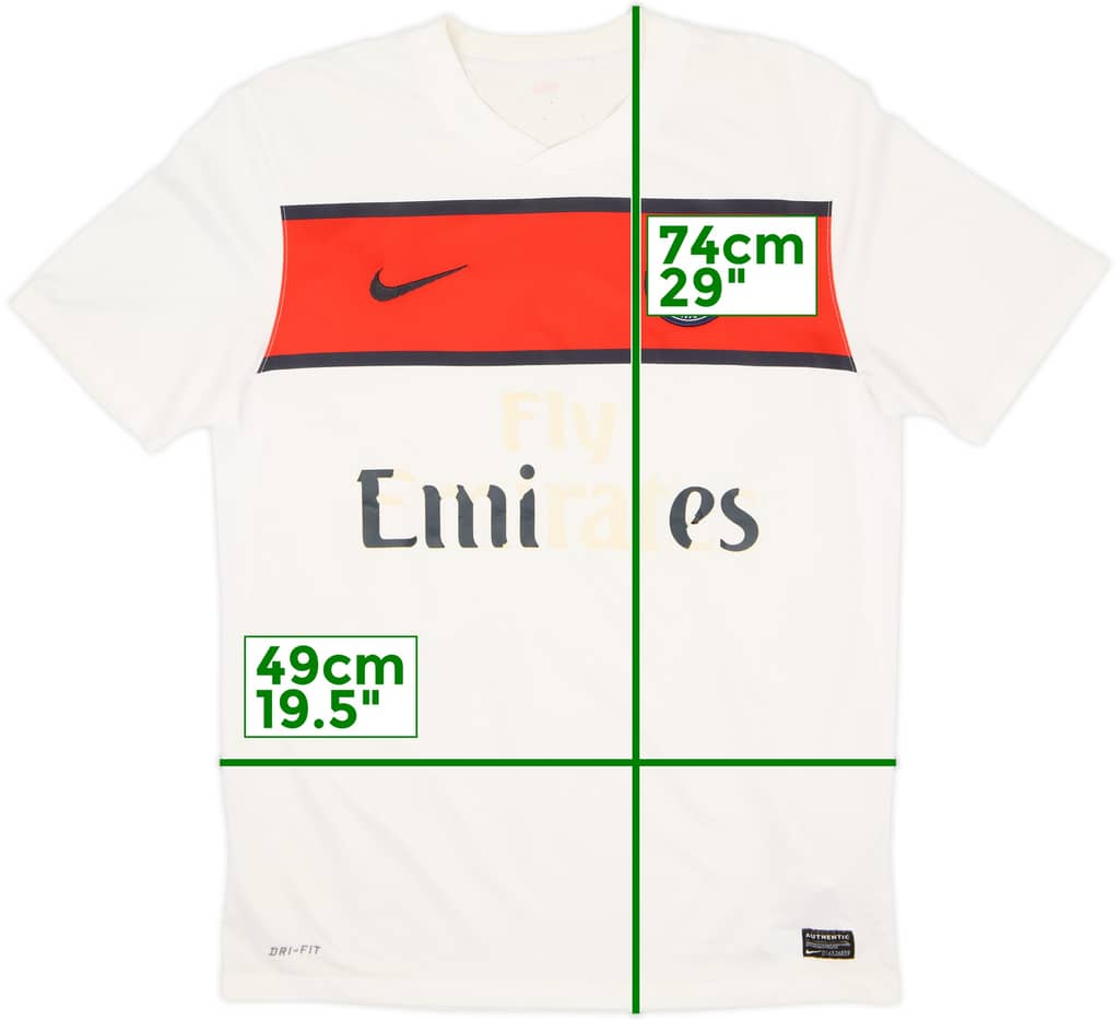 2011-12 Paris Saint-Germain Away Shirt - 4/10 - (M)