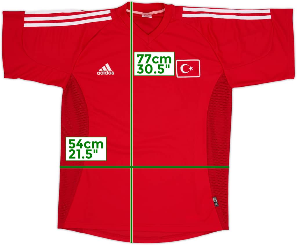 2002-03 Turkey Home Shirt - 9/10 - (L)