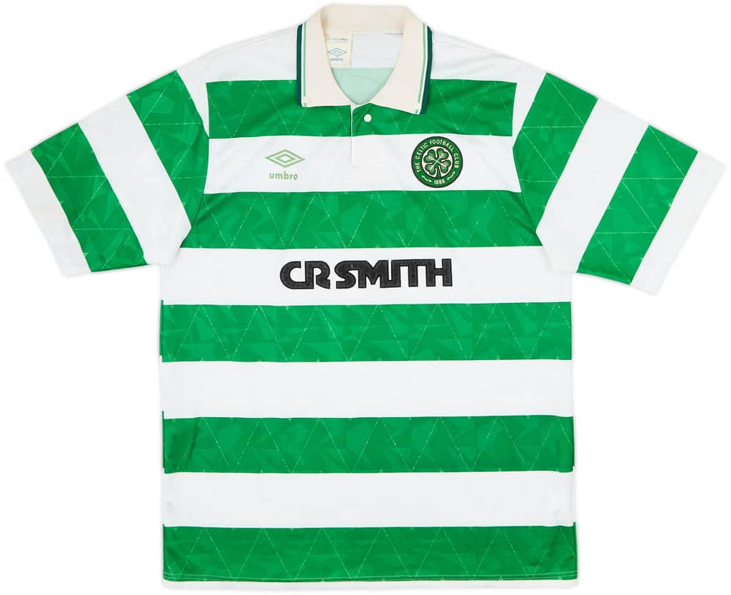 1989-91 Celtic Home Shirt - 7/10 - (L)