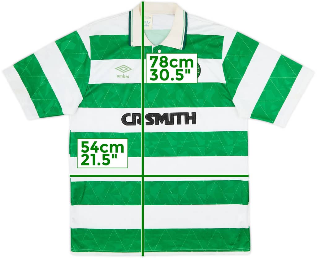 1989-91 Celtic Home Shirt - 7/10 - (L)