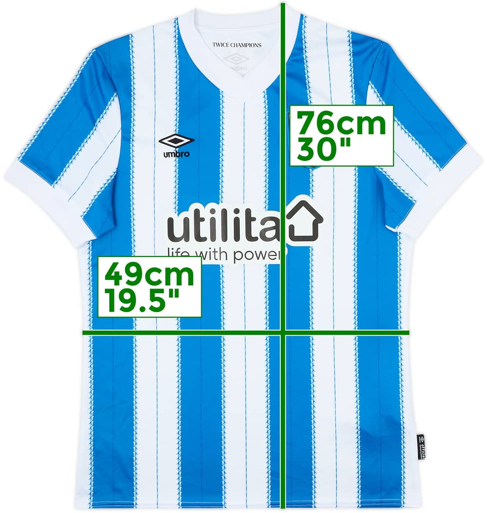 2024-25 Huddersfield Town Home Shirt - 8/10 - (M)