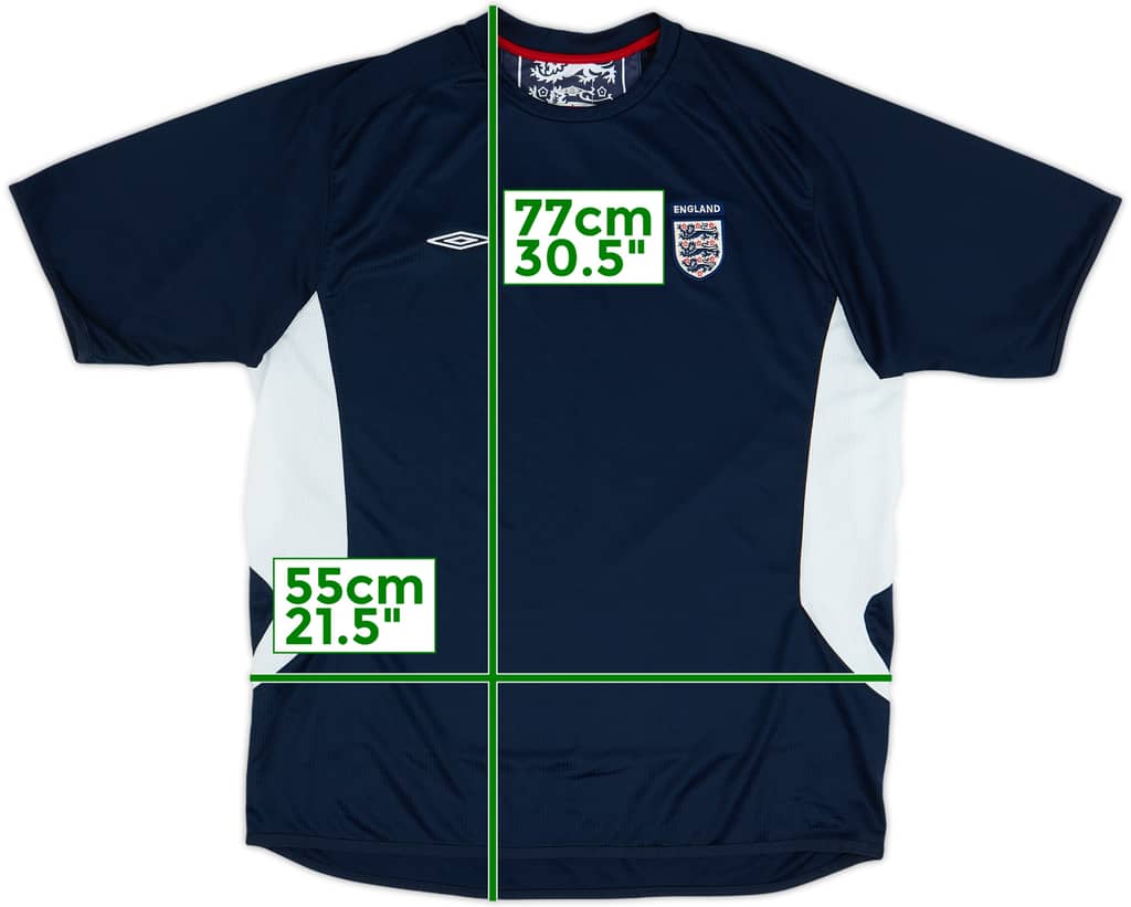 2007-09 England Umbro Training Shirt - 9/10 - (XL)