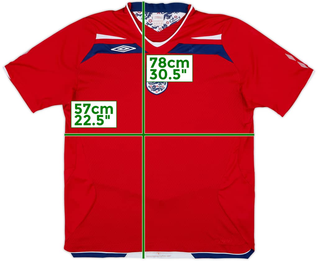 2008-10 England Away Shirt - 5/10 - (XL)