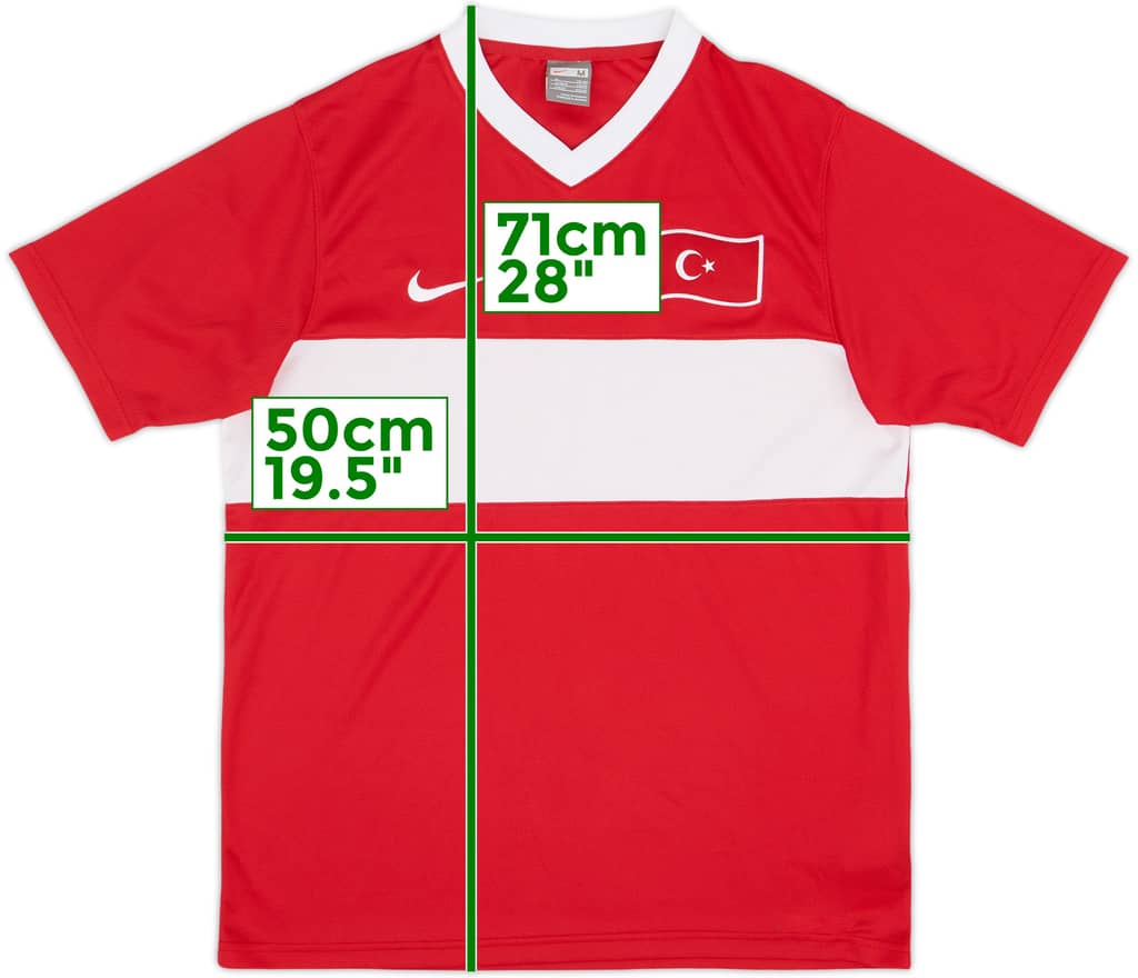 2008-10 Turkey Basic Home Shirt - 7/10 - (M)