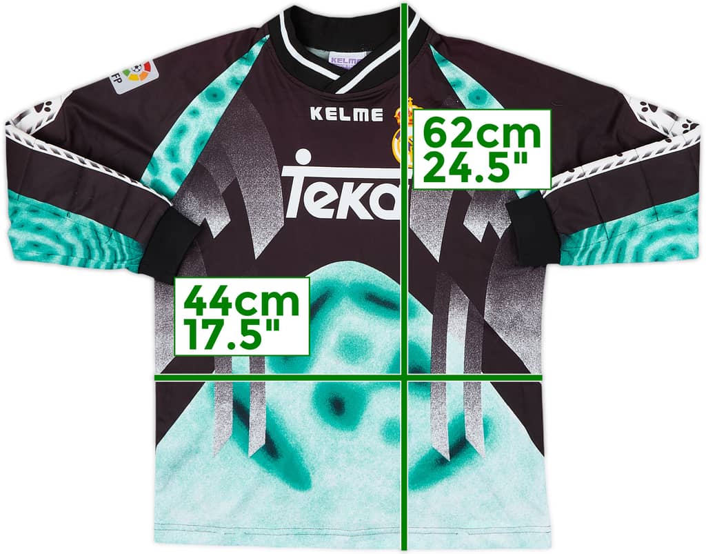 Camiseta de portero del Real Madrid 1996-97 - 8/10 - (Niños L)