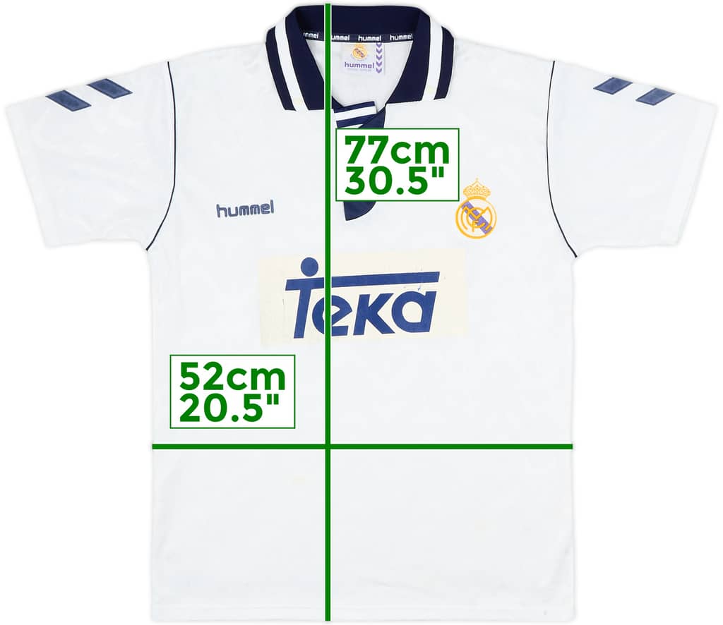1992-93 Real Madrid Home Shirt - 6/10 - (M)